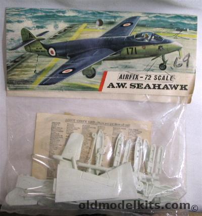Airfix 1/72 A.W. Seahawk Bagged, 103 plastic model kit